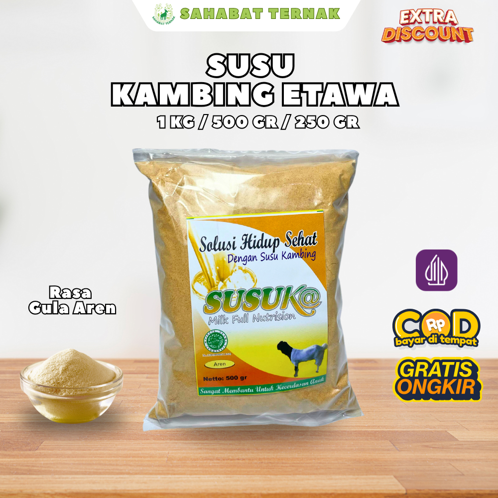 

Susu Kambing Etawa Susuka Rasa Gula Aren