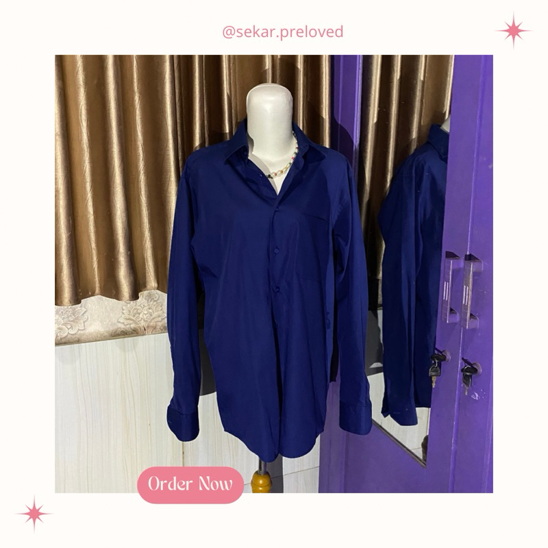 Preloved Kemeja Alisan Navy