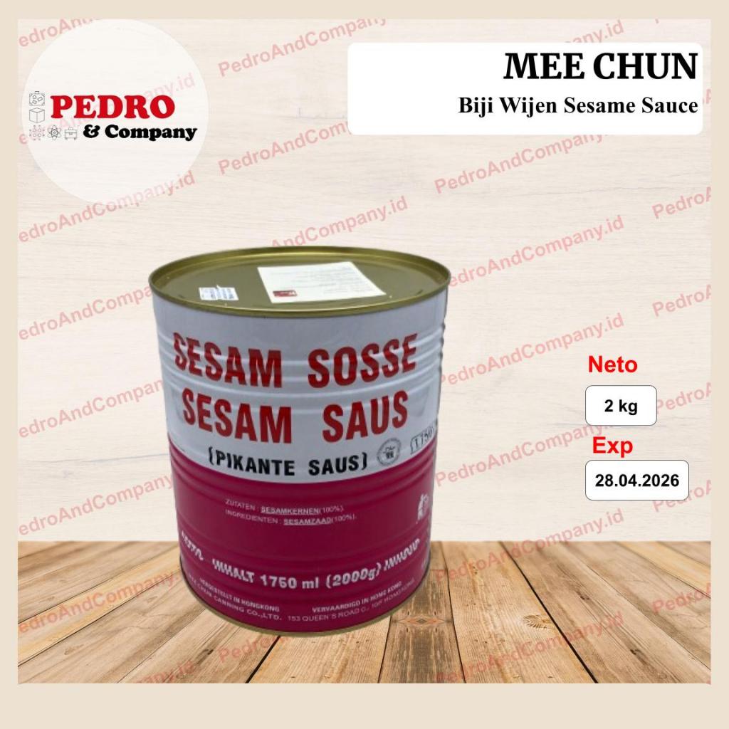 

Mee chun saus biji wijem sesame sauce 2 kg - kaleng besar