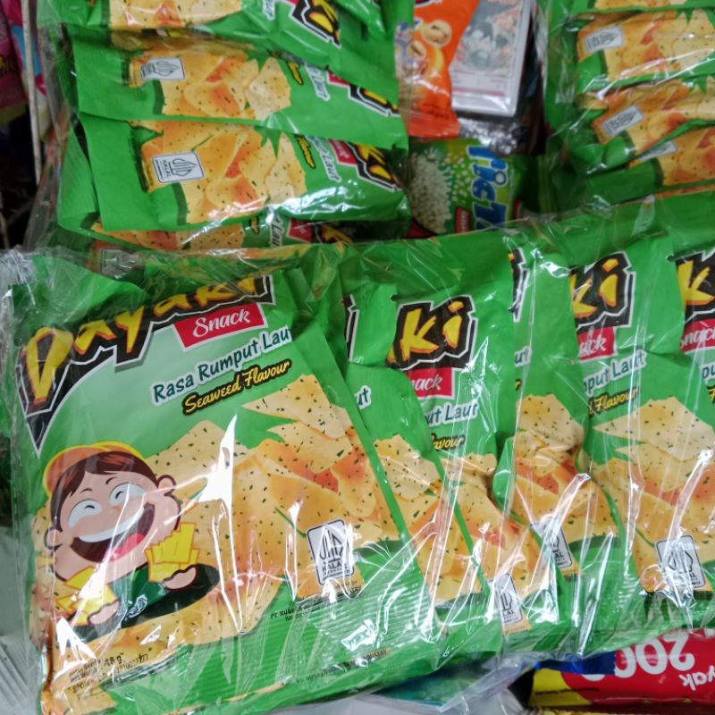 

Snack Dayaki rasa rumput laut, 1pak isi 10@18g