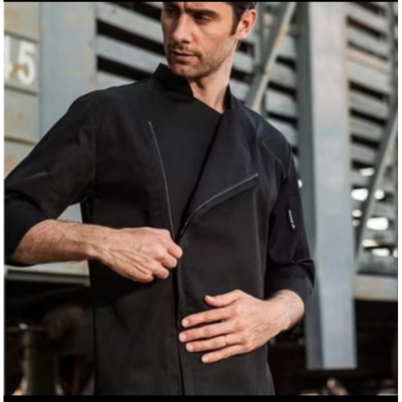 Jacket Koki Chef Jacket Chef Baju Koki Seragam Koki Baju Chef