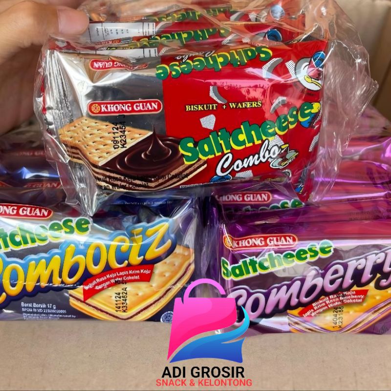 

SALTCHEESE COMBO KHONG GUAN Biscuit Wafer 1 pak isi 10 pcs