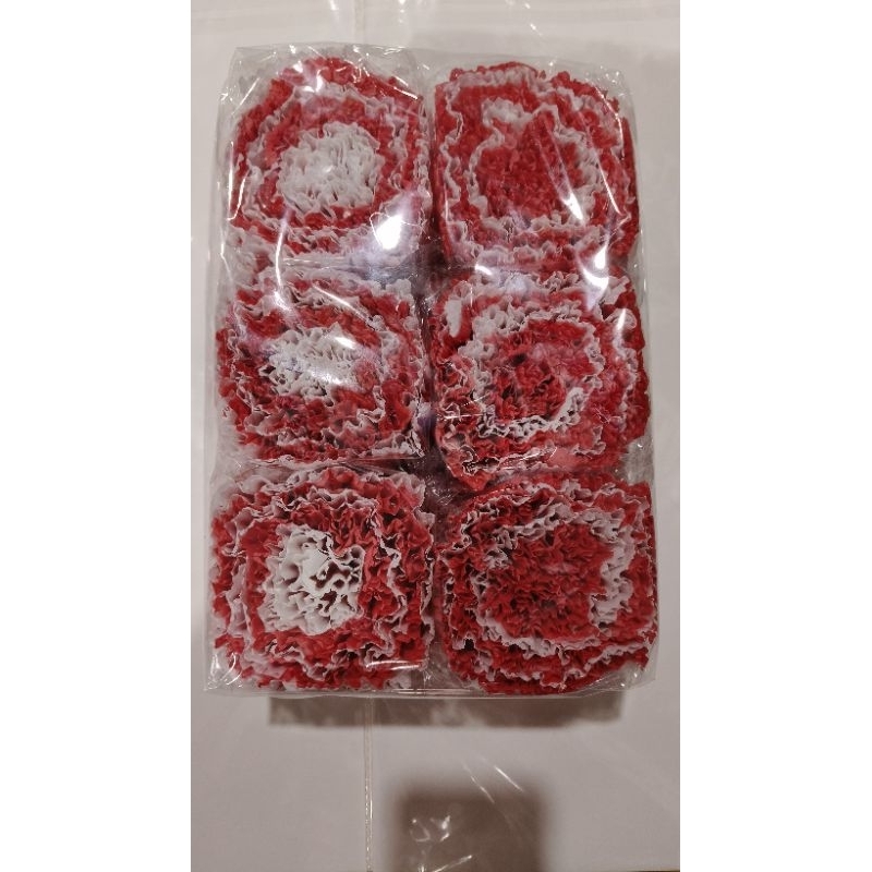 

kertas krep kerut merah putih, dekorasi agustusan