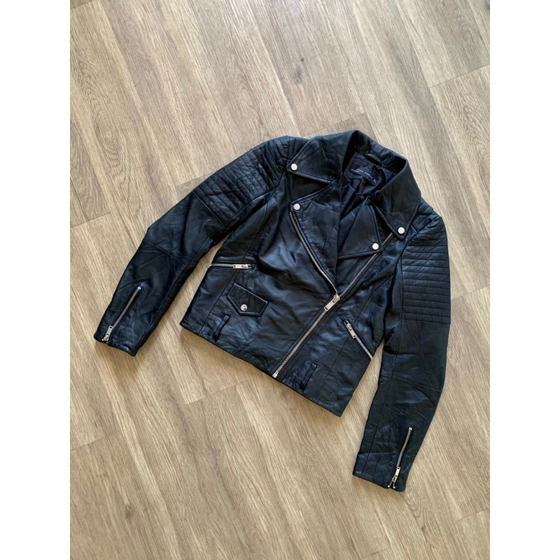 ZARA RAMONES LEATHER JACKET | BIKER | ARTIS | ROCKSTAR