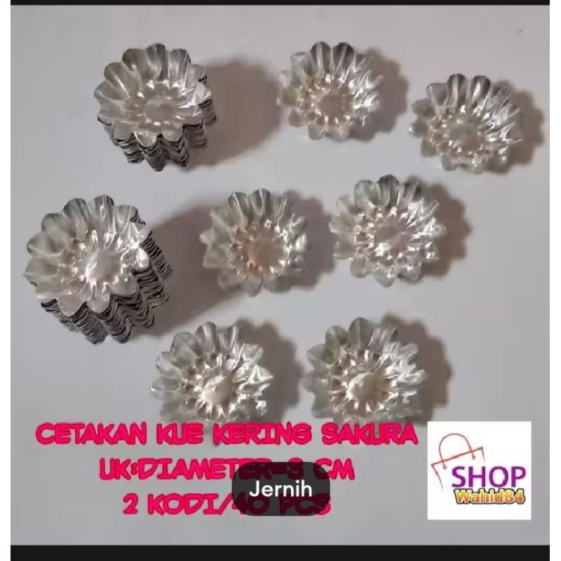 40 PCS cetakan nastar bunga/cetakan kue kering/cetakan kue.