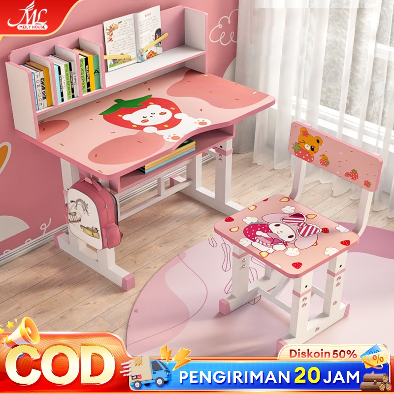 Meja Belajar Anak Set Kursi Meja Belajar Anak Meja Sekolah Meja Kursi Belajar Anak Dan Kursi Set