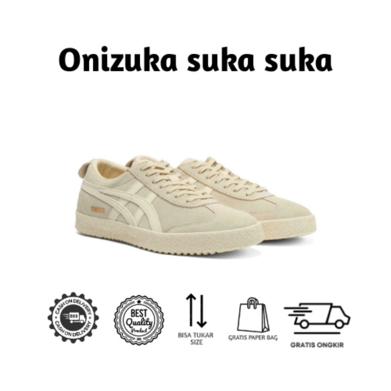 Sepatu Onitsuka Mexico Delegation Cream Beige