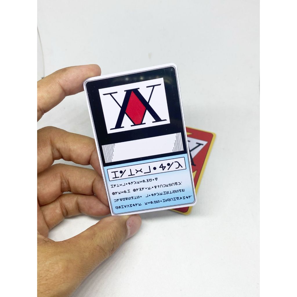 

HXH ID Card Hunter X Hunter License Badge Manga Cosplay Accesories (PVC)