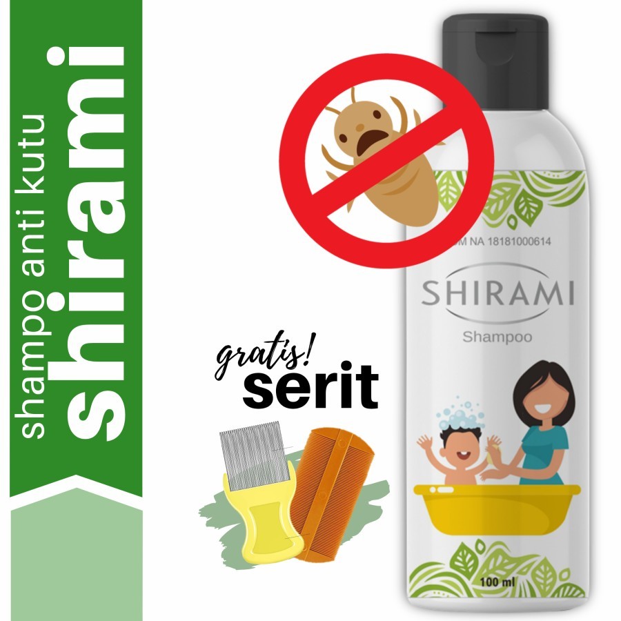 Shampo Kutu Rambut Anak & Dewasa - Shampo Shirami - Shampo Anti Kutu