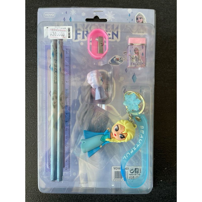 

set alat tulis anak frozen