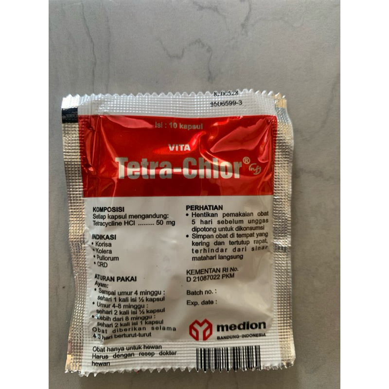 TETRA-CHLOR sachet isi kapsul