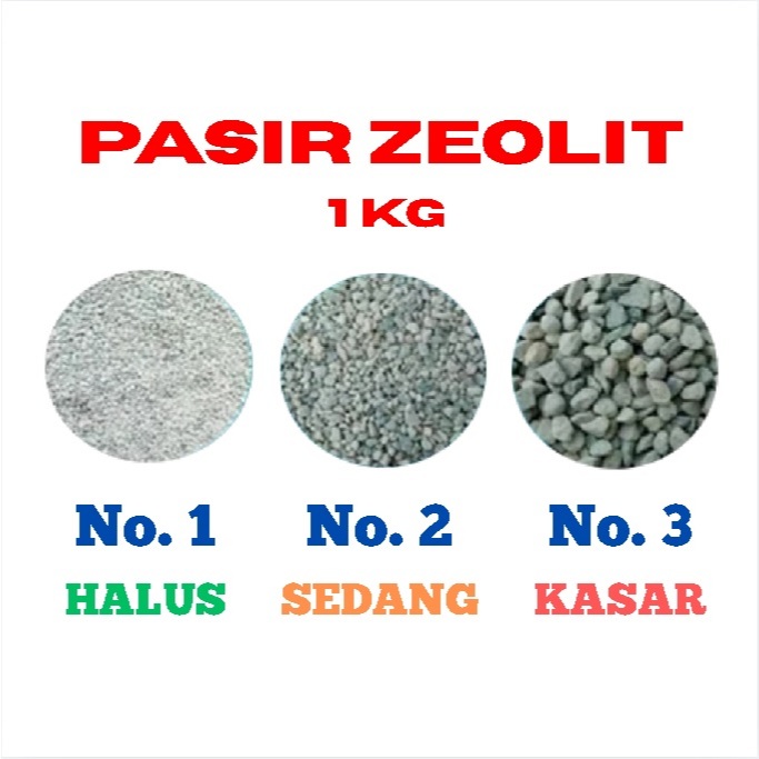 PASIR ZEOLIT 1 KG PASIR KUCING HAMSTER ZEOLIT
