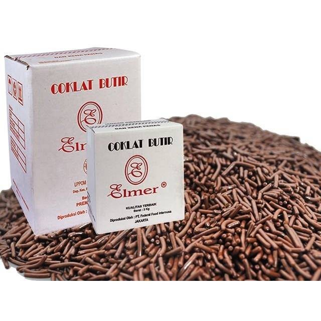 

Elmer Meses Dark Coklat Meses Warna Rainbow 250gr / 500gr / 1kg - REPACK