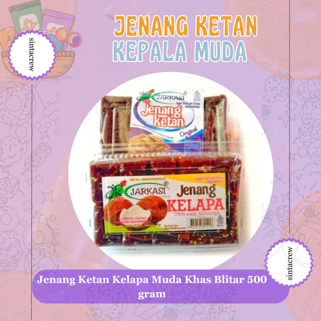 

Jenang Ketan Kelapa Muda Khas Blitar 500 gram
