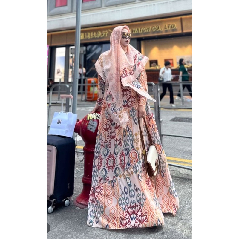 Dress Set Syari Khanza Maryam Preloved