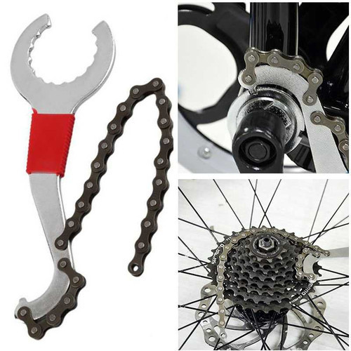 3in1 Set Kunci Sproket Crank Crenk Crang Sprocket Rantai Rante Sepeda MTB Lipat Roadbike Besar Kecil