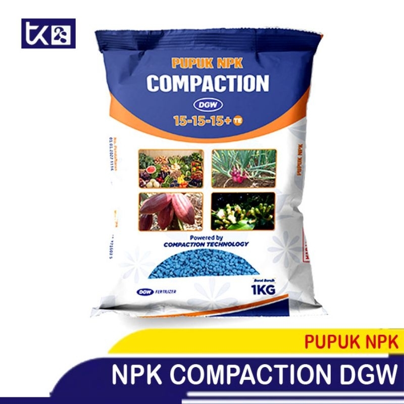 DGW - Pupuk NPK Compaction 15-15-15-TE @1 Kg / Pupuk NPK