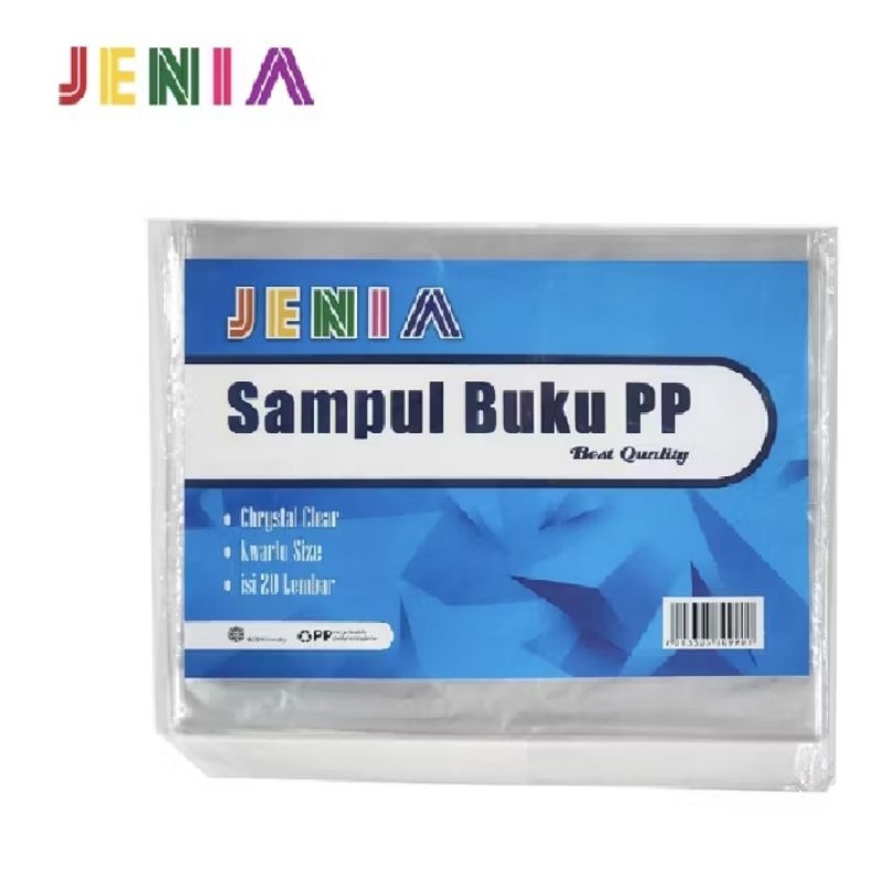 

Sampul Plastik Kwarto JENIA Sampul Buku PP Kwarto JENIA Sampul Buku Tulis