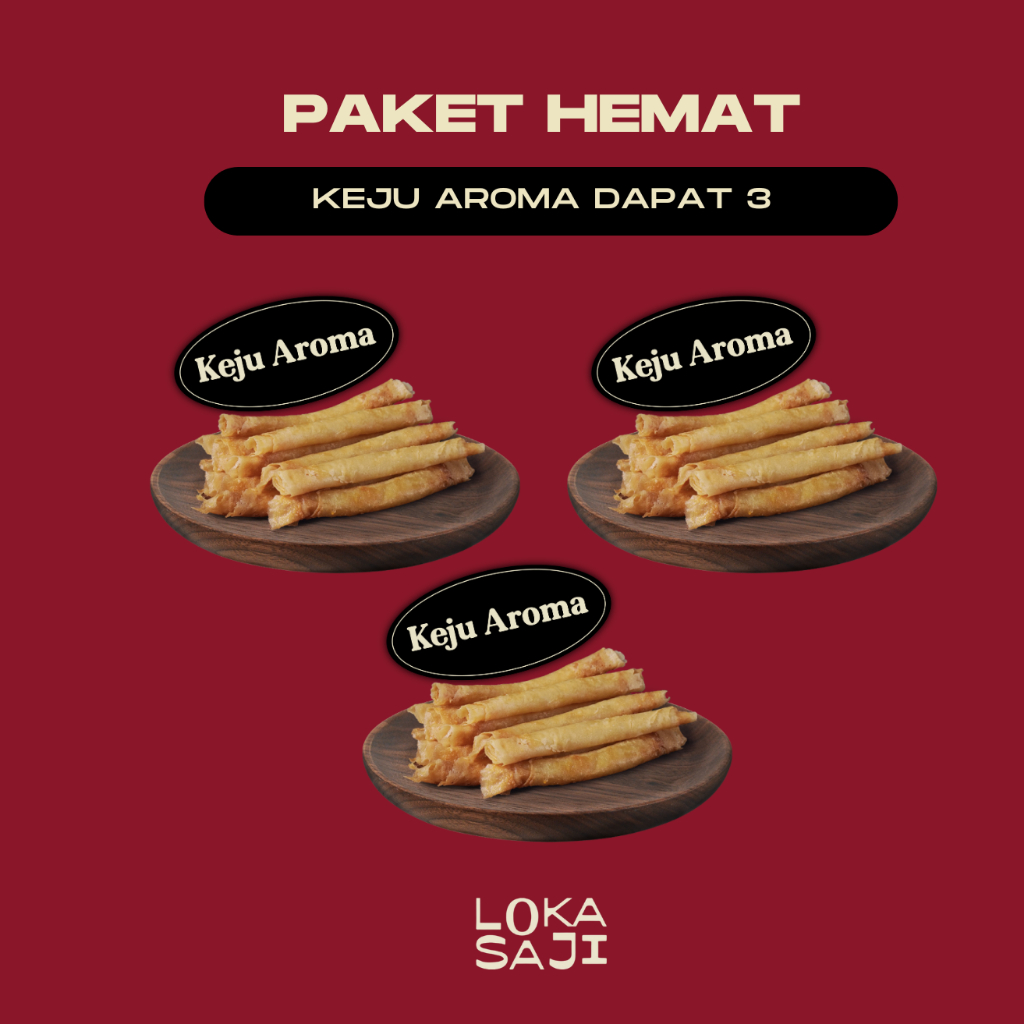 

LOKASAJI - Paket Hemat Keju Aroma Dapat 3