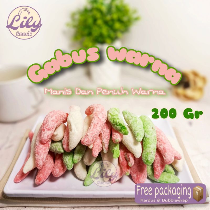 

Kue Gabus Warna Warni 150 Gram