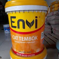 Cat Tembok Envi Kemasan Pail 25kg WARNA PUTIH BERSIH