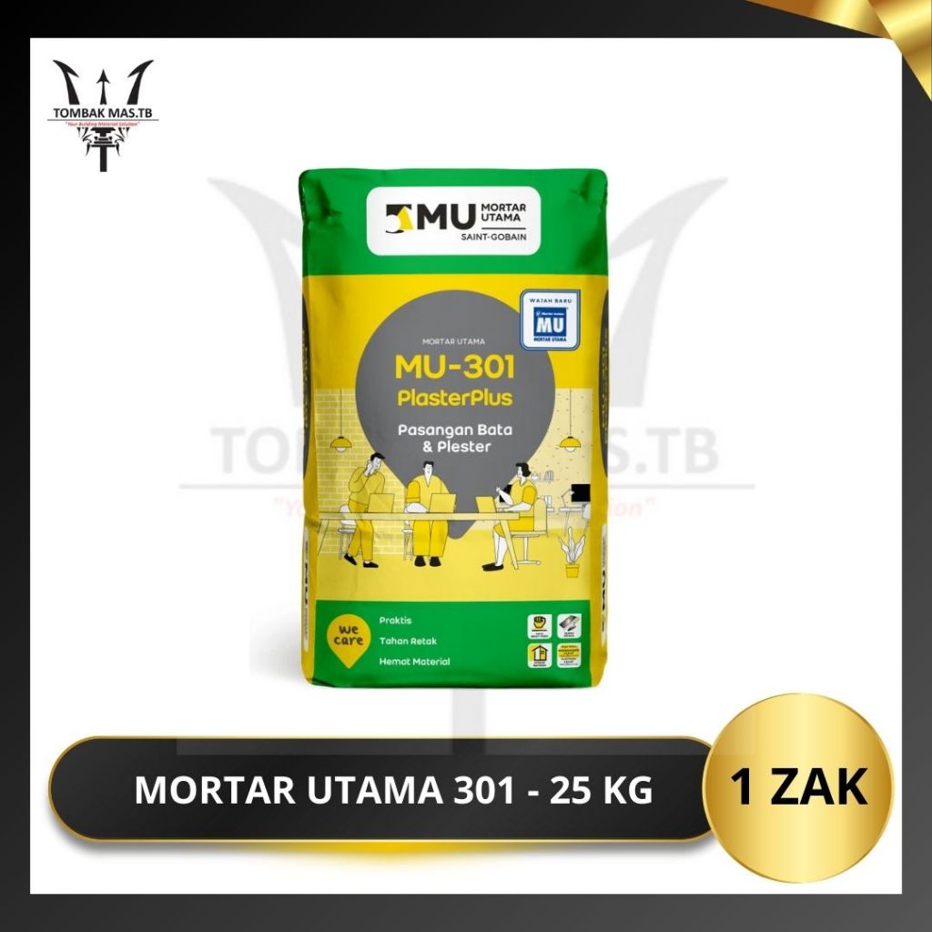 Semen Morta Utama MU301 - 25Kg Perekat Bata Ringan