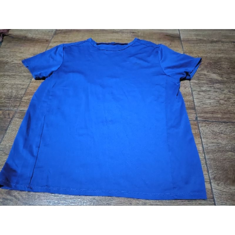 Kaos Olahraga Pria Kalenji Biru Elektrik