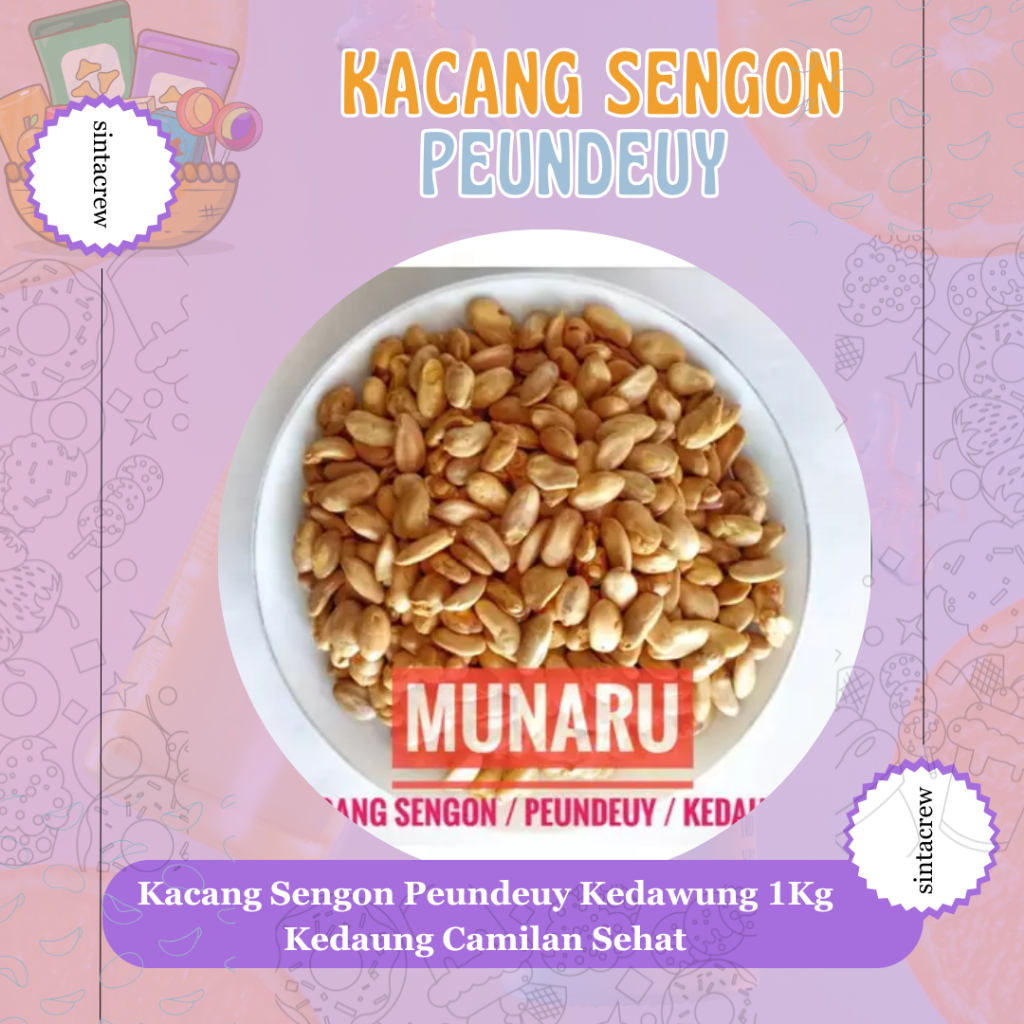 

Kacang Sengon Peundeuy Kedawung 1Kg Kedaung Camilan Sehat