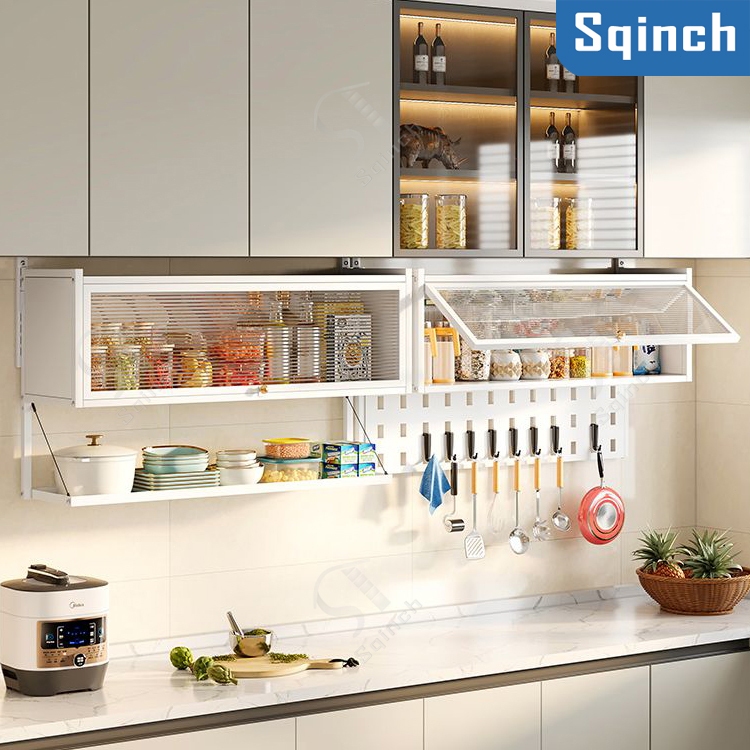 Sqinch Lemari Dapur Gantung Lemari Dinding Dapur Rak Gantung Dapur Kabinet Dapur Atas Rak Bumbu Dapu