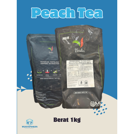 

NEW!! VERLIN rasa PEACH TEA MURAH powder drink minuman bubuk (1kg)
