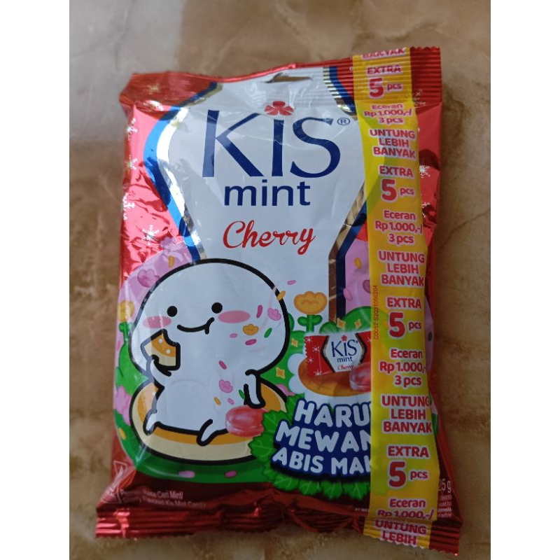 

Permen Kiss Cherry Mint 125gr Isi 50pcs