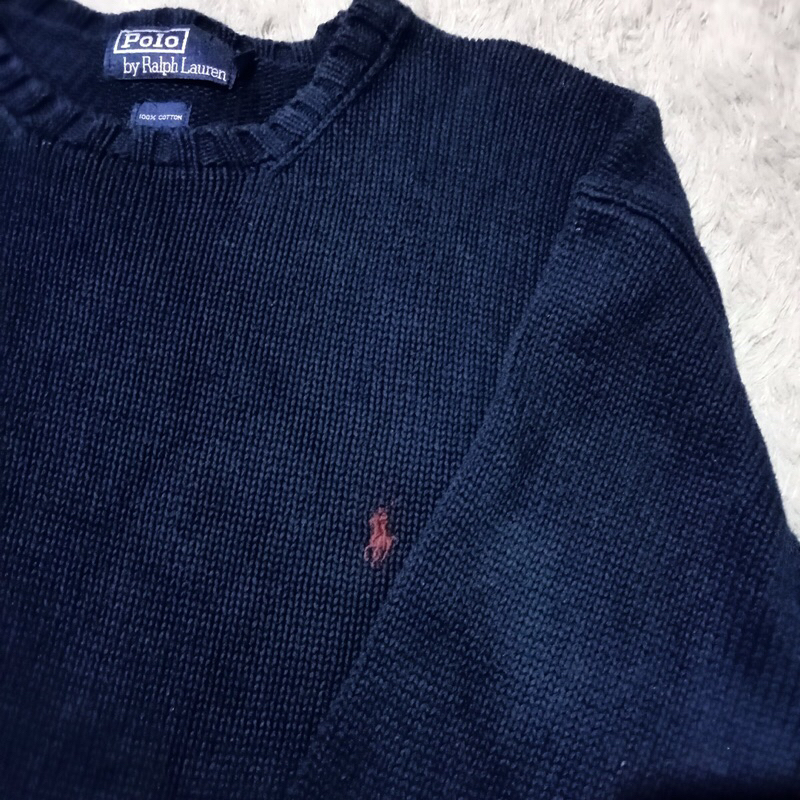 [PRELOVED] sweater navy polo ralph lauren