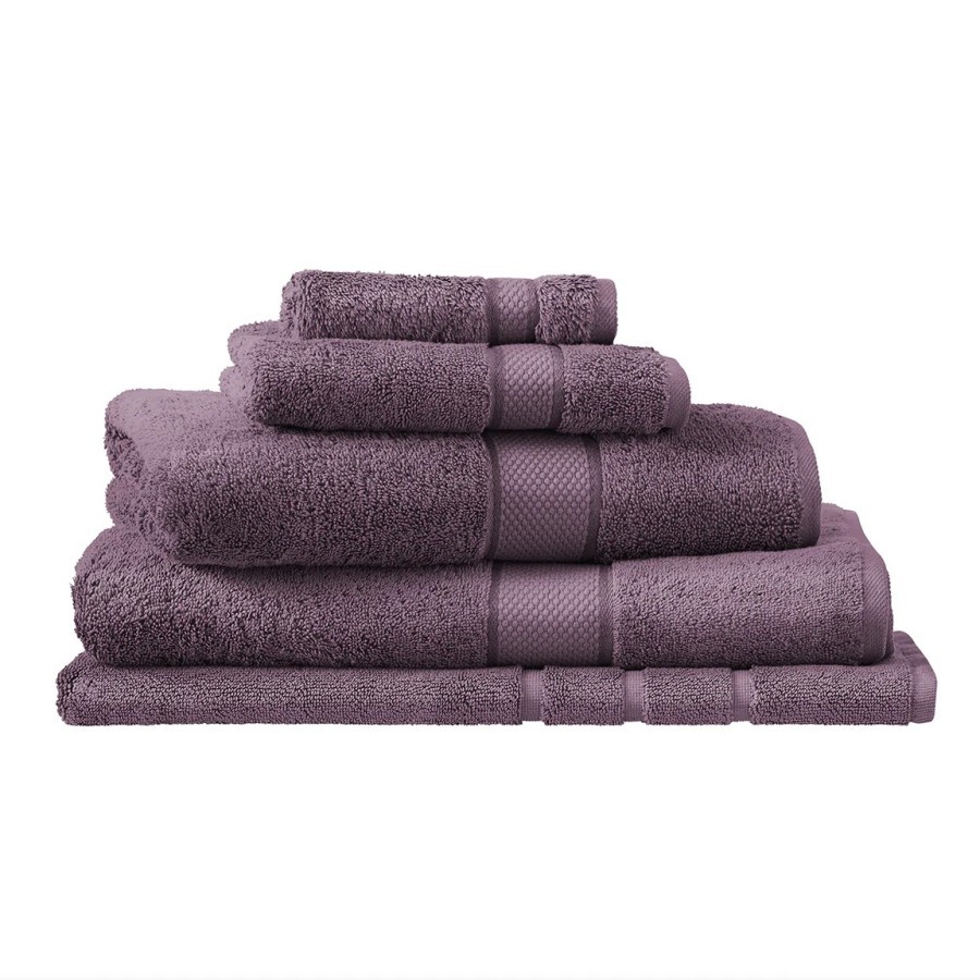 Sheridan egyptian cotton Aubergine Bathmat