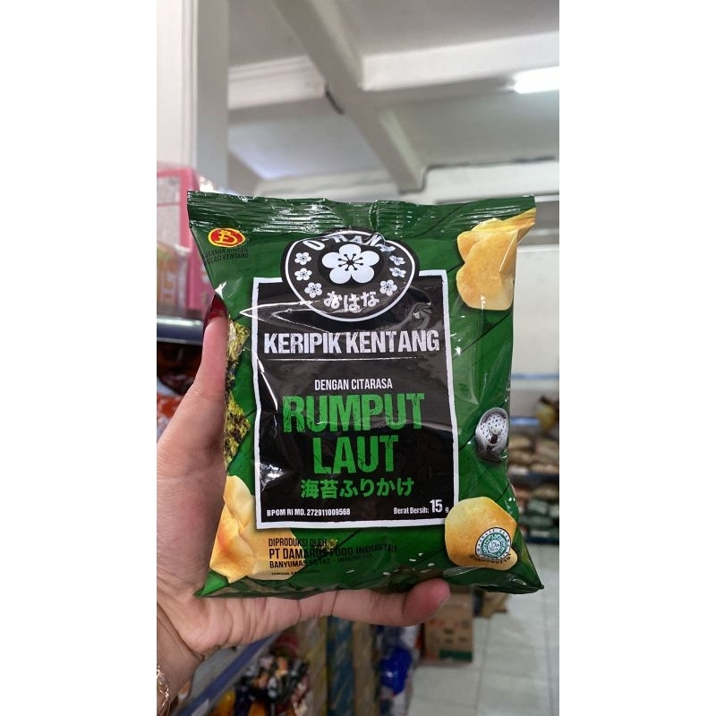 

Ohana Kripik Kentang 25gr 1paket isi 5pcs