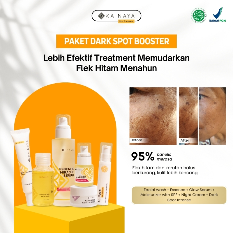 Ka Naya Paket Skincare Refulgent - Paket Glowing - Serum Mencerahkan - Skincare Pemutih Wajah - Pake