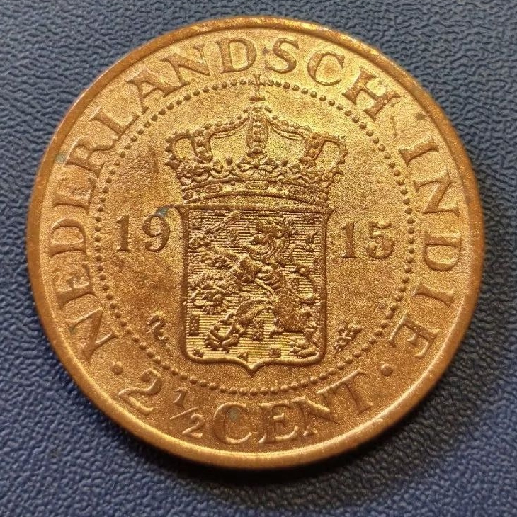 Koleksi Koin Benggol 2½ Cent Tahun 1915