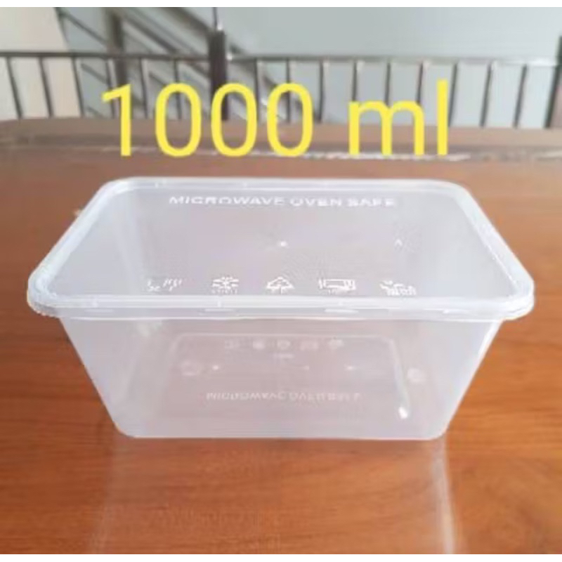 Thinwall 1000ml kotak makan / food container / food box