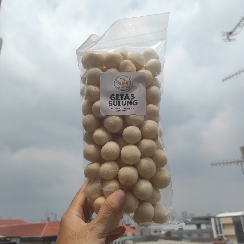 

Getas Sulung ukuran 250g, dari ikan tenggiri dan tepung sagu