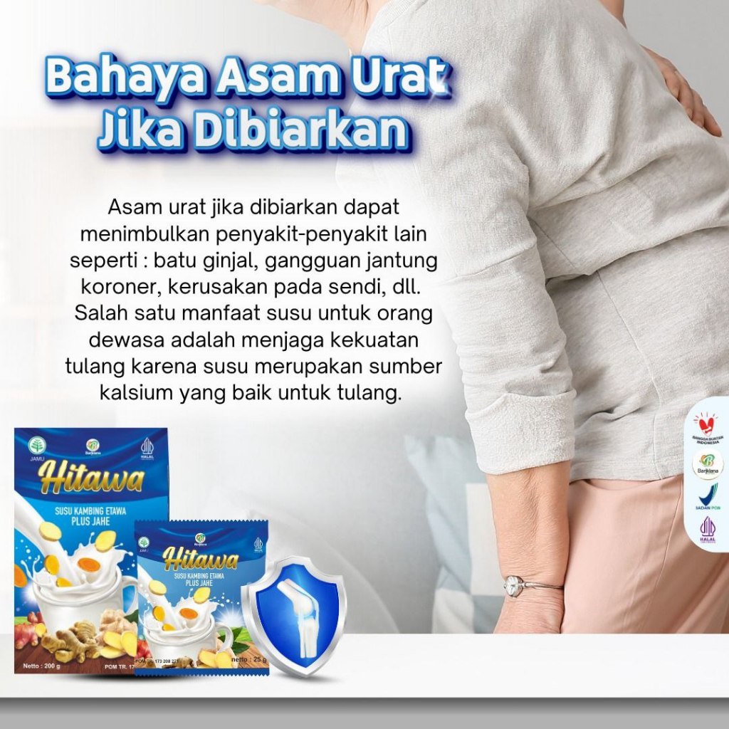 

HITAWA Susu Kambing Etawa Plus Herbal Jahe 200g Sehat sendi dan tulang