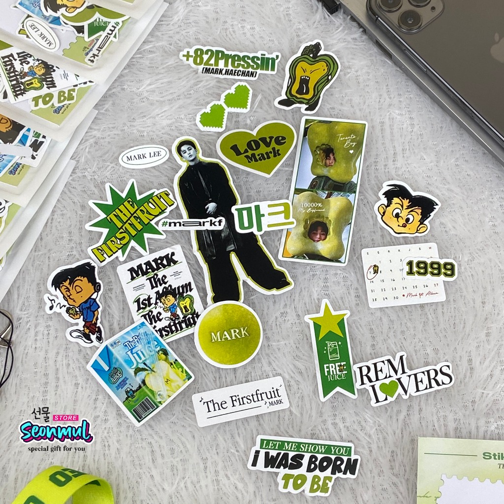 

STICKER MARK NCT 1999 'THE FIRSTFRUIT' / STIKER KPOP / Sticker Die Cut / Sticker Deco Kpop