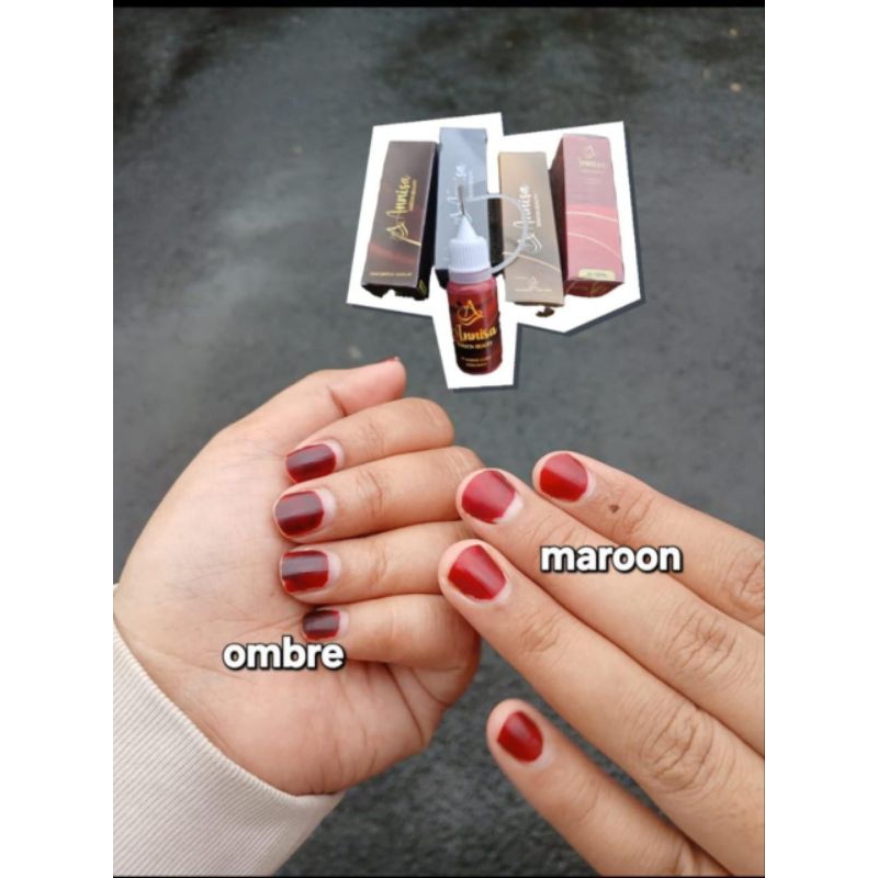 Henna kuku, Pacar, Kutek, serum kuku, henna black, maroon, brown, red
