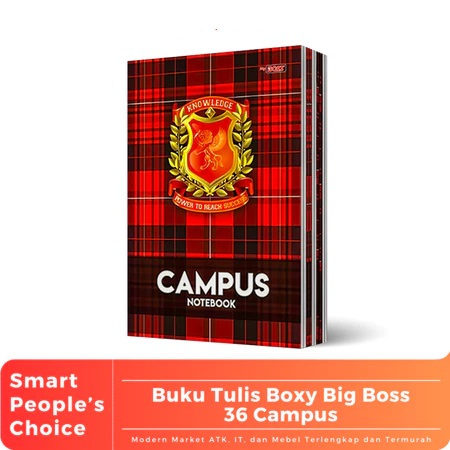 

Buku Tulis Panjang Bigboss / Buku Tulis Big Boss B Campus Oleh SIDU 36 Lembar (1 Pack Isi 10 Buku)