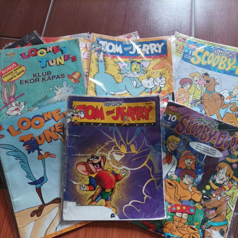 Cartoon Network Majalah Komik Scooby Doo Tom and Jerry Looney Tunes
