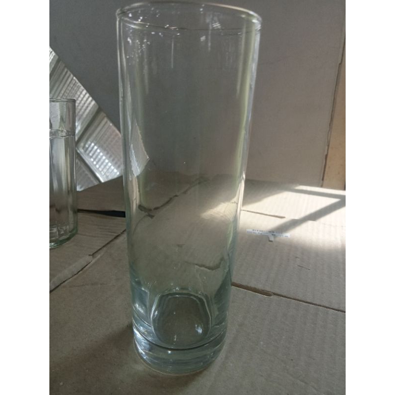 Gelas Kaca Tebal Tinggi Ramping isi 6 Pcs