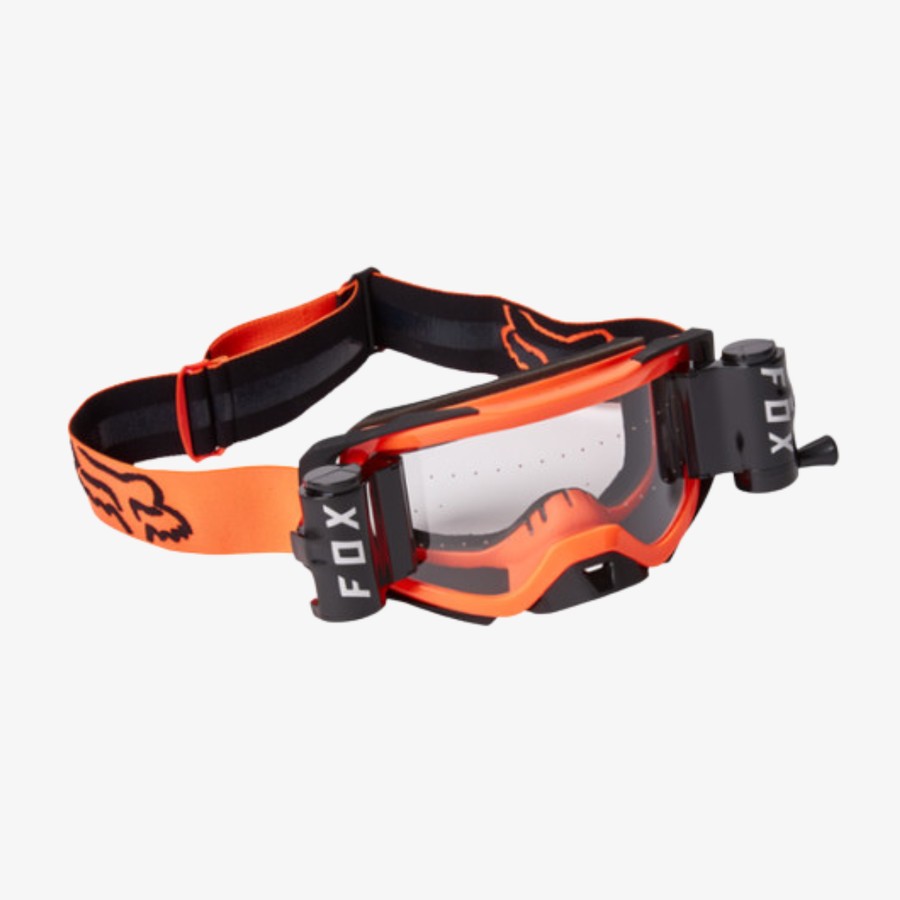 FOX Racing Airspace Stray Roll Off Goggles Motocross MX dan MTB [Flourescent Orange]