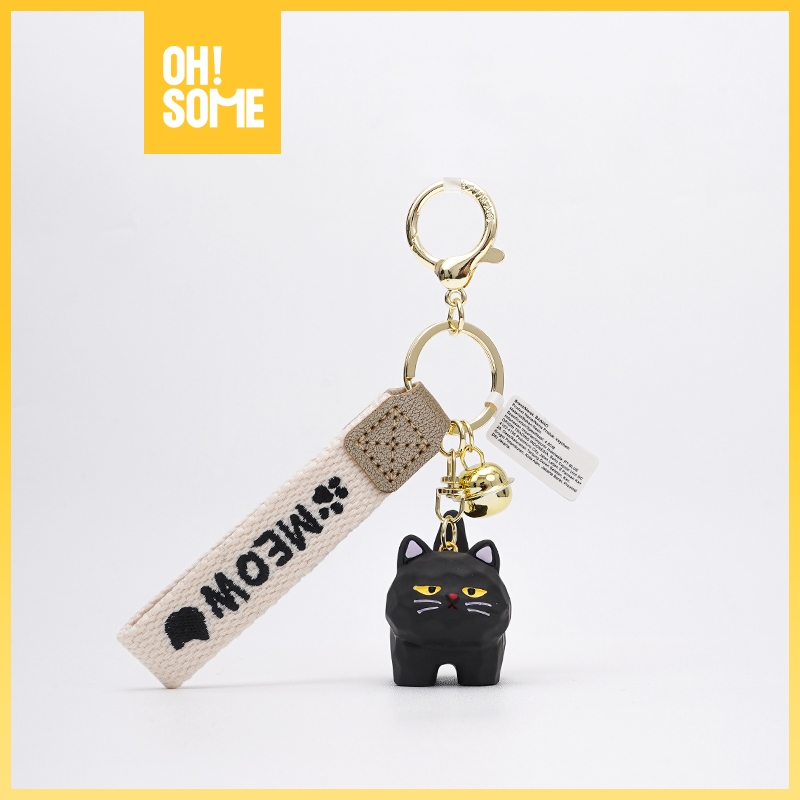 OHSOME - BAIMAO Gantungan Kunci Keychain Kucing - Aksesoris Tas dan Gantungan Kunci Lucu - Kucing Ch