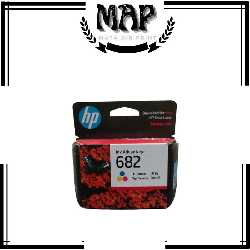 Tinta HP 682 Tri-colour Untuk Printer Hp Deskjet 1215,12161217,2335,2336,2775,2776,2777,4175,4176