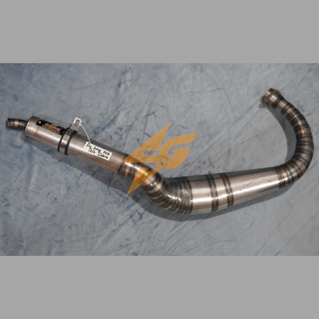 AHAU One Knalpot RX King / Knalpot Telo Cobra RX King Plat Besi