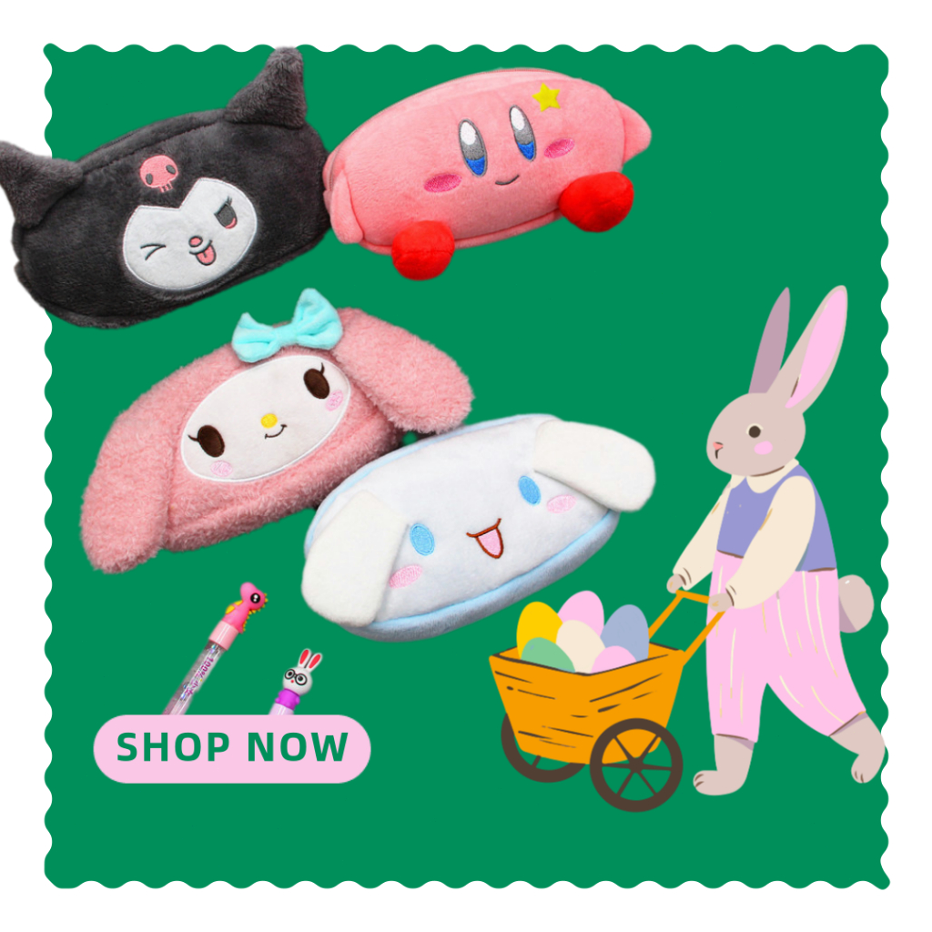 

ModaNest-[READY & COD]Bingkisan Lebaran Sanrio Pencil Case Travel Pouch Make Up Kotak Makeup Skincare Tempat Pensil Bulu Kartun Cute Plush Pensil untuk Anak Perempuan Versi Korea Sederhana Mewah Alat Tulis Kreatif Kapasitas Besar Kotak Alat