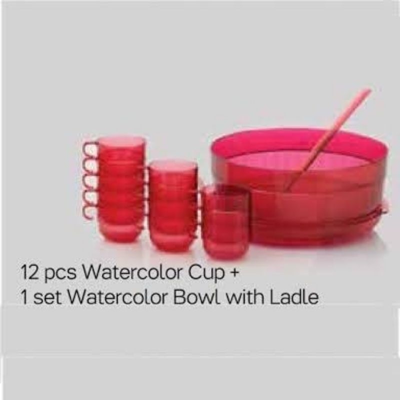 

Watercolor Pink Tupperware